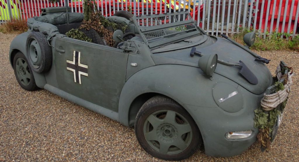 Prepare To Invade Poland With This WWII Inspired VW Beetle Cabrio