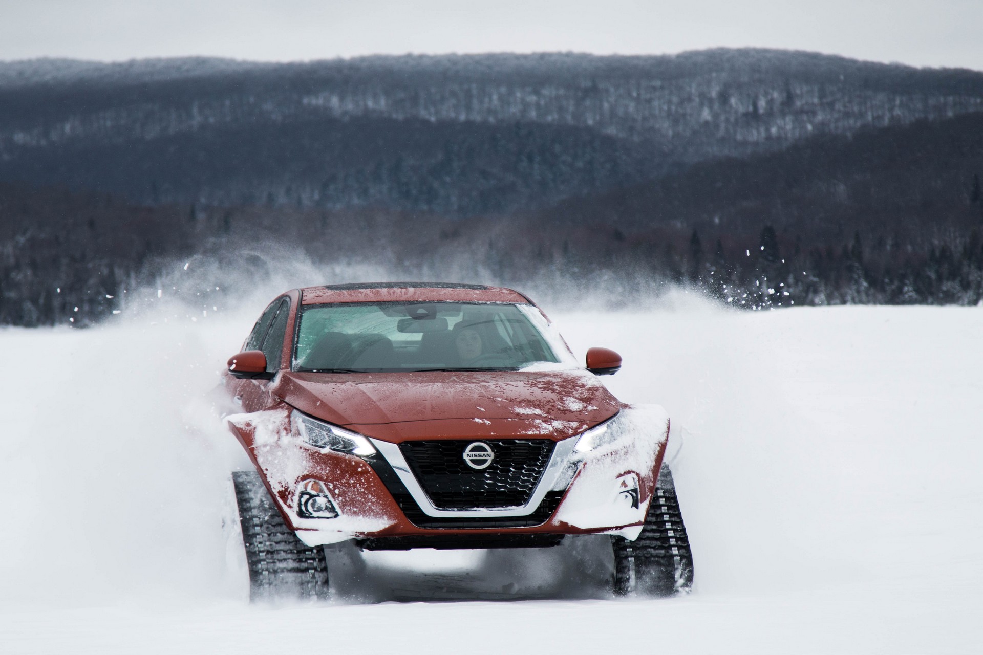 Nissan Altima-te AWD-30 Nissan Celebrates The AWD Altima By Giving It Tracks