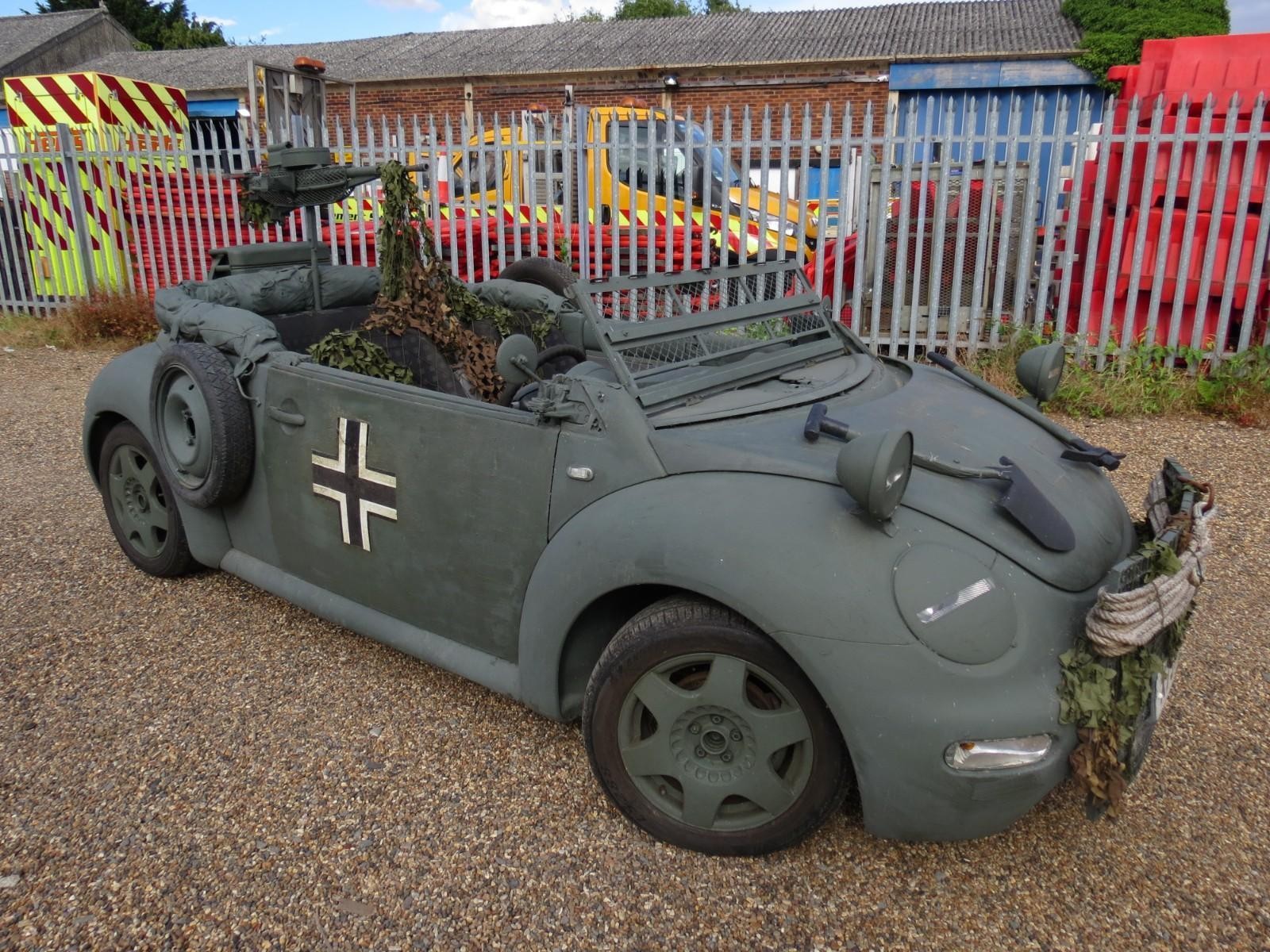 VW Beetle WWII Cabrio-11 Prepare To Invade Poland With This WWII Inspired VW Beetle Cabrio