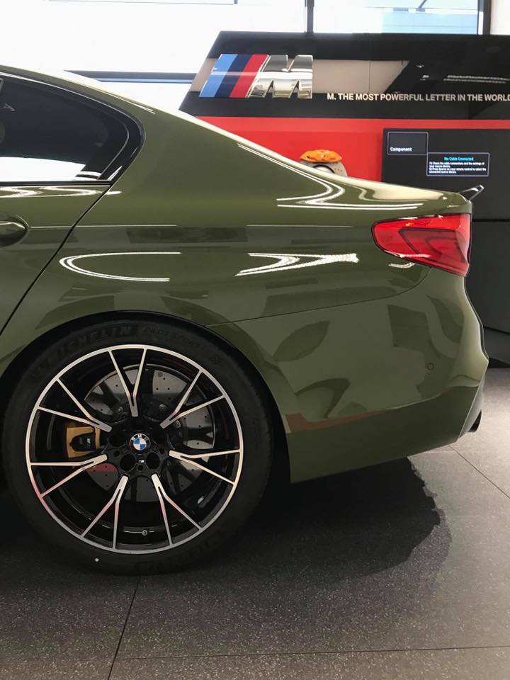 BMW-M5-Urban-Green-3 BMW M5 Painted In Urban Green Individual Is Sure To Get Your Attention