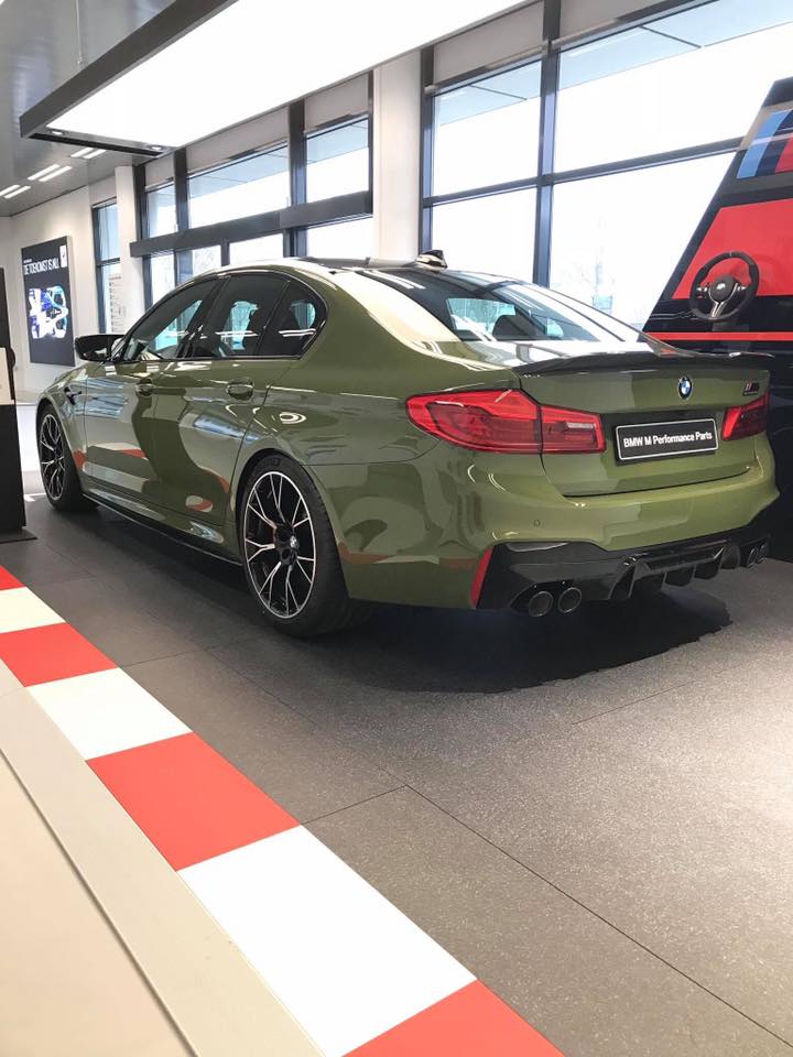 BMW-M5-Urban-Green-4 BMW M5 Painted In Urban Green Individual Is Sure To Get Your Attention