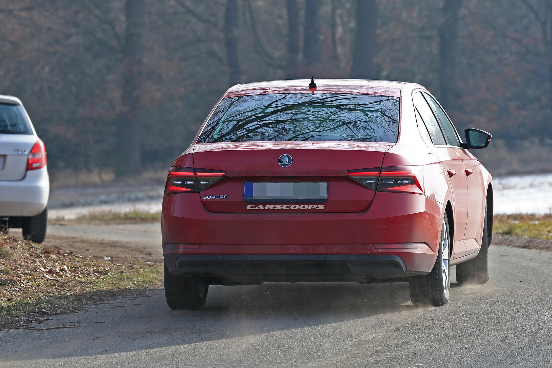 2019-Skoda-Superb-Facelift-Scoop-17 2019 Skoda Superb Practically Undisguised As It Inches Closer To Debut