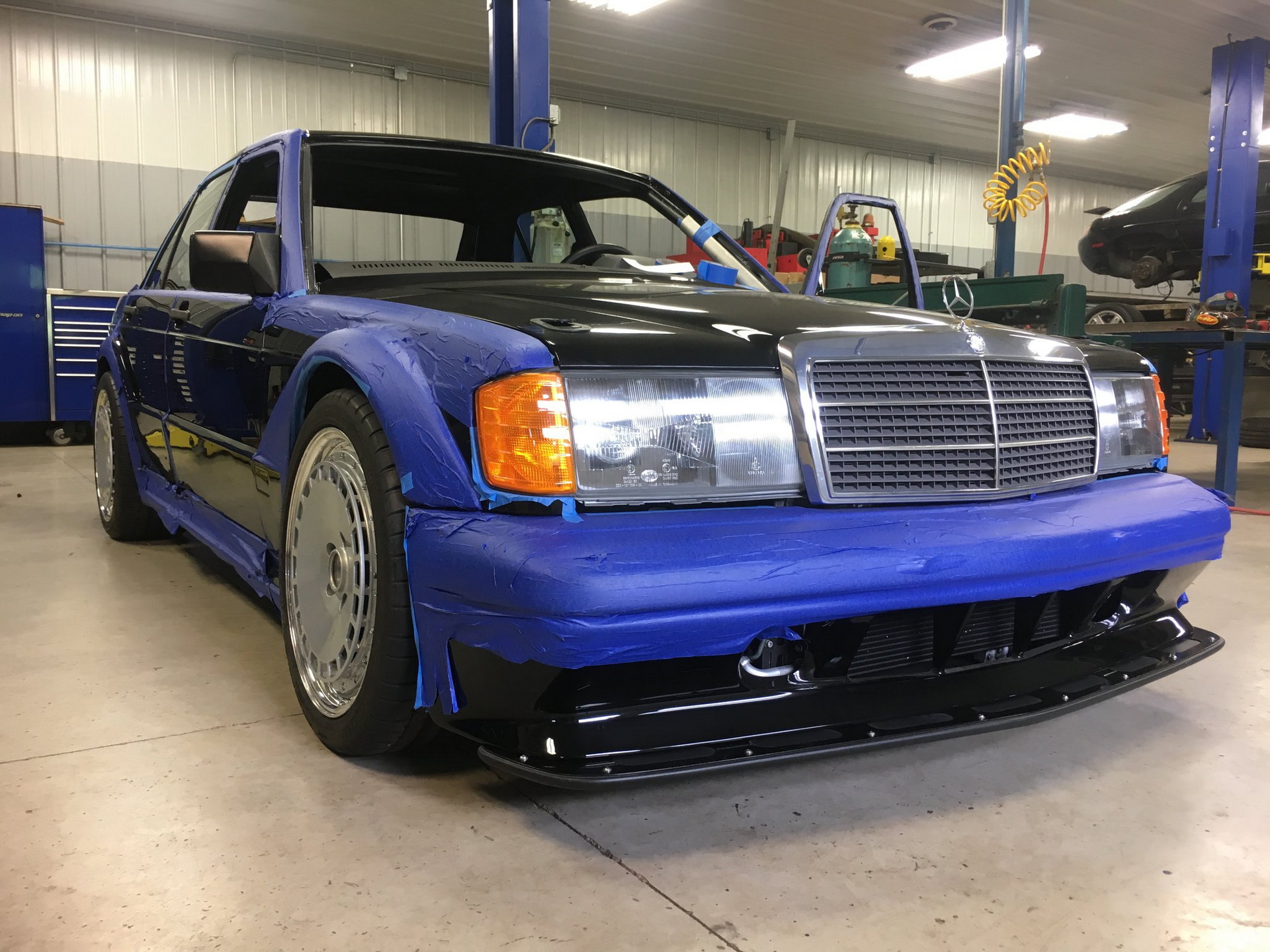 mercedes 190e c63 amg conversion 130 Tuner Transplants Classic Mercedes 190E 2.5 16 EVO Body On A Modern C63 AMG