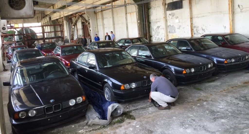  Nearly A Dozen Brand New BMW E34 5-Series Were Discovered In An Abandoned Warehouse