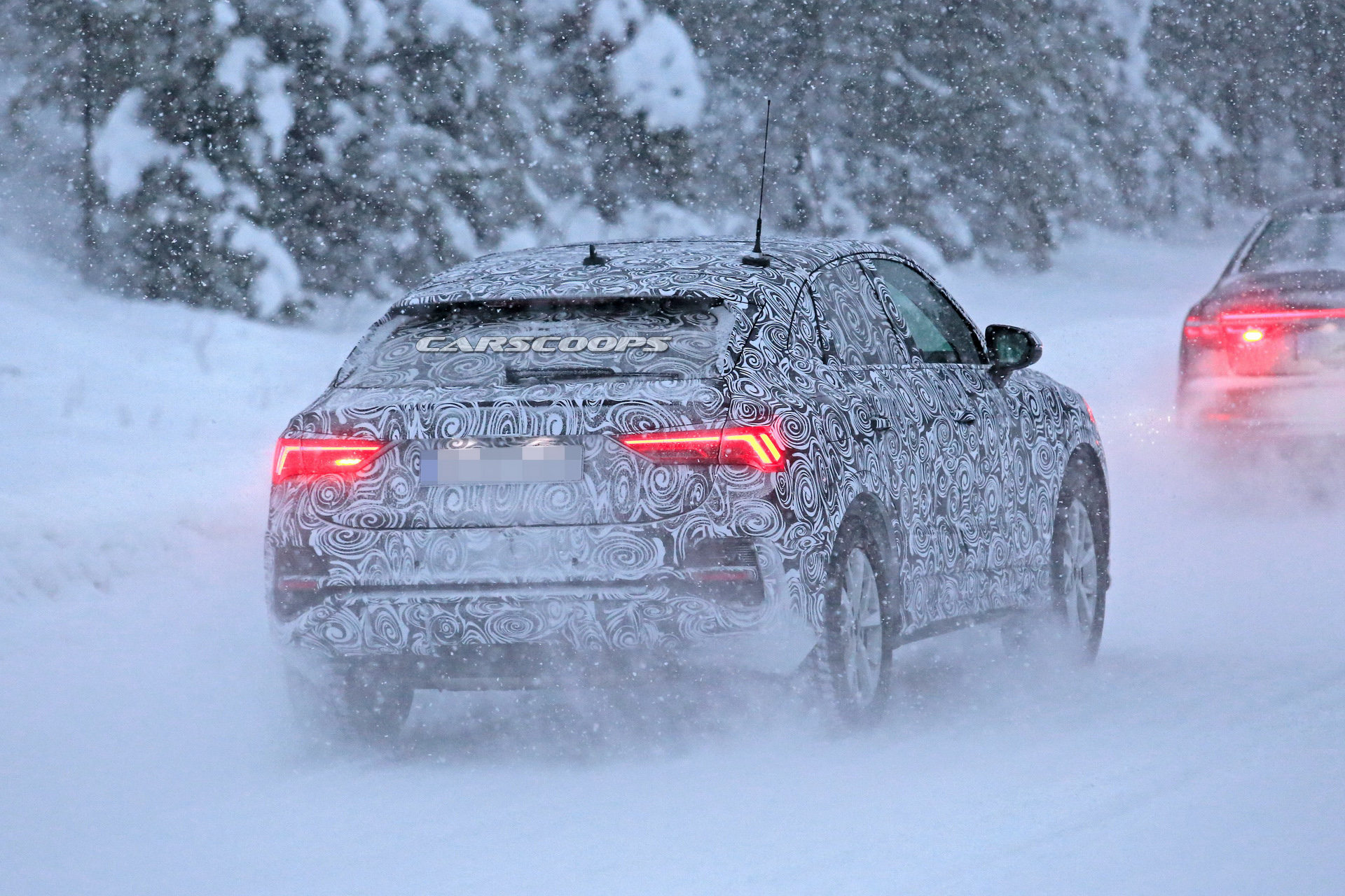 audi q4 spied winter testing again 8 Audi Q4 Prototype Caught Winter Testing, No CGI This Time