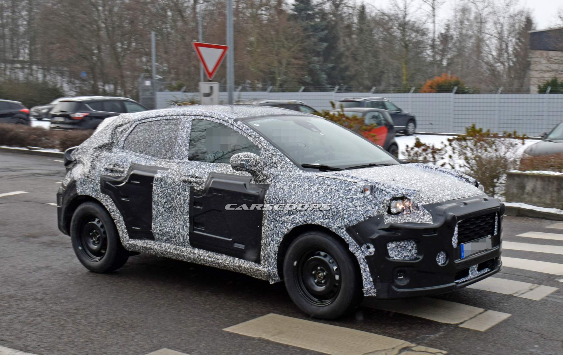 2020 Ford Fiesta-based SUV spy shots 25 Ford Fiesta-Based SUV EcoSport Replacement Spied Near The Arctic Circle