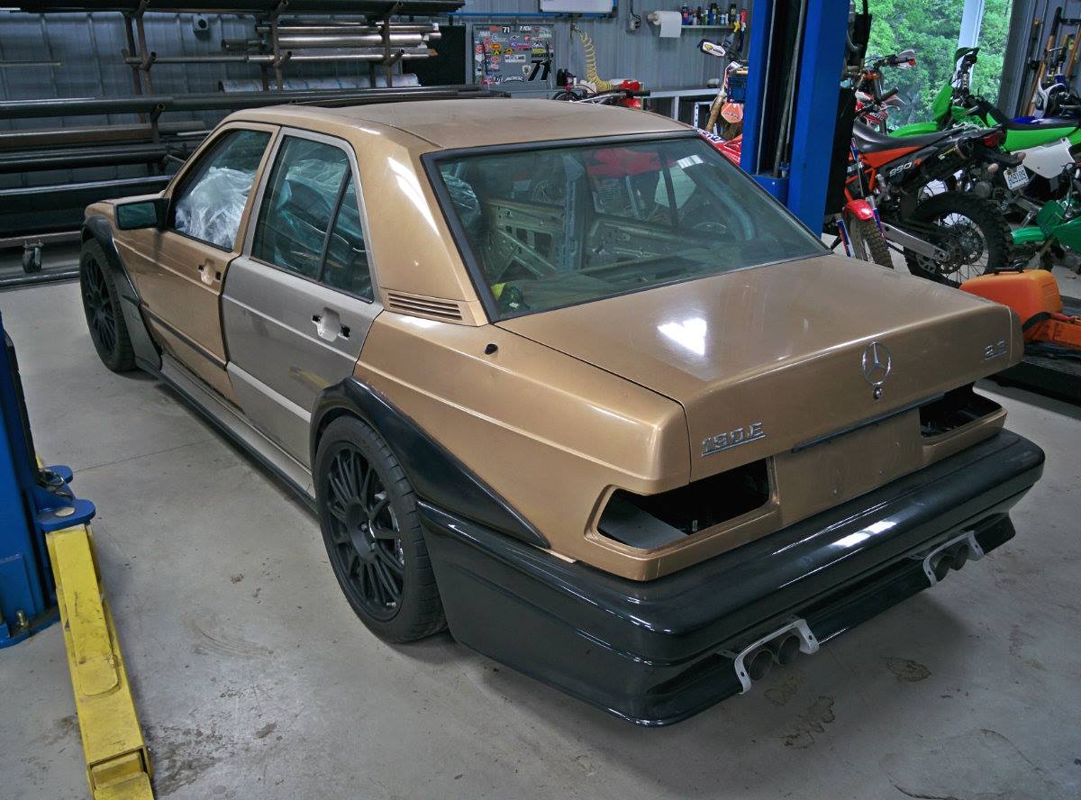 mercedes 190e c63 amg conversion 112 Tuner Transplants Classic Mercedes 190E 2.5 16 EVO Body On A Modern C63 AMG