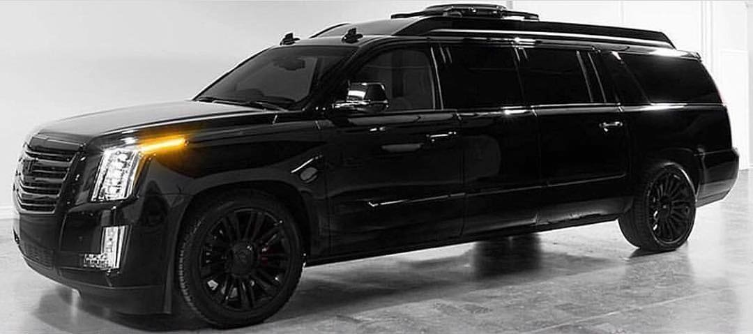 2019 lexani cadillac escalade viceroy edition 1 Lexani’s 2019 Cadillac Escalade Viceroy Is A 23-Foot Long Bulletproof BrontoSUVrus
