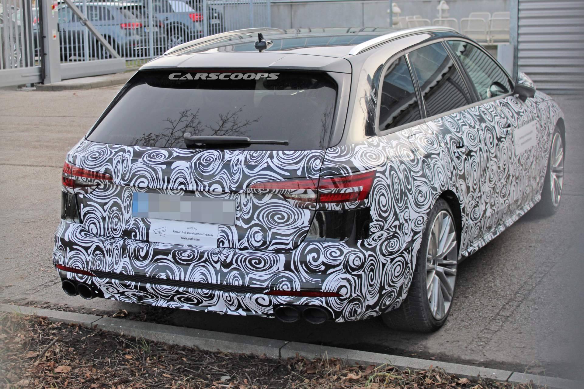 2020 Audi S4 Avant facelift spy shots 3 2020 Audi S4 Avant Facelift Shows RS4-Inspired Snout For The First Time