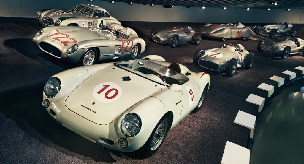  What’s A Porsche 550 Spyder Doing Into The Mercedes Museum?