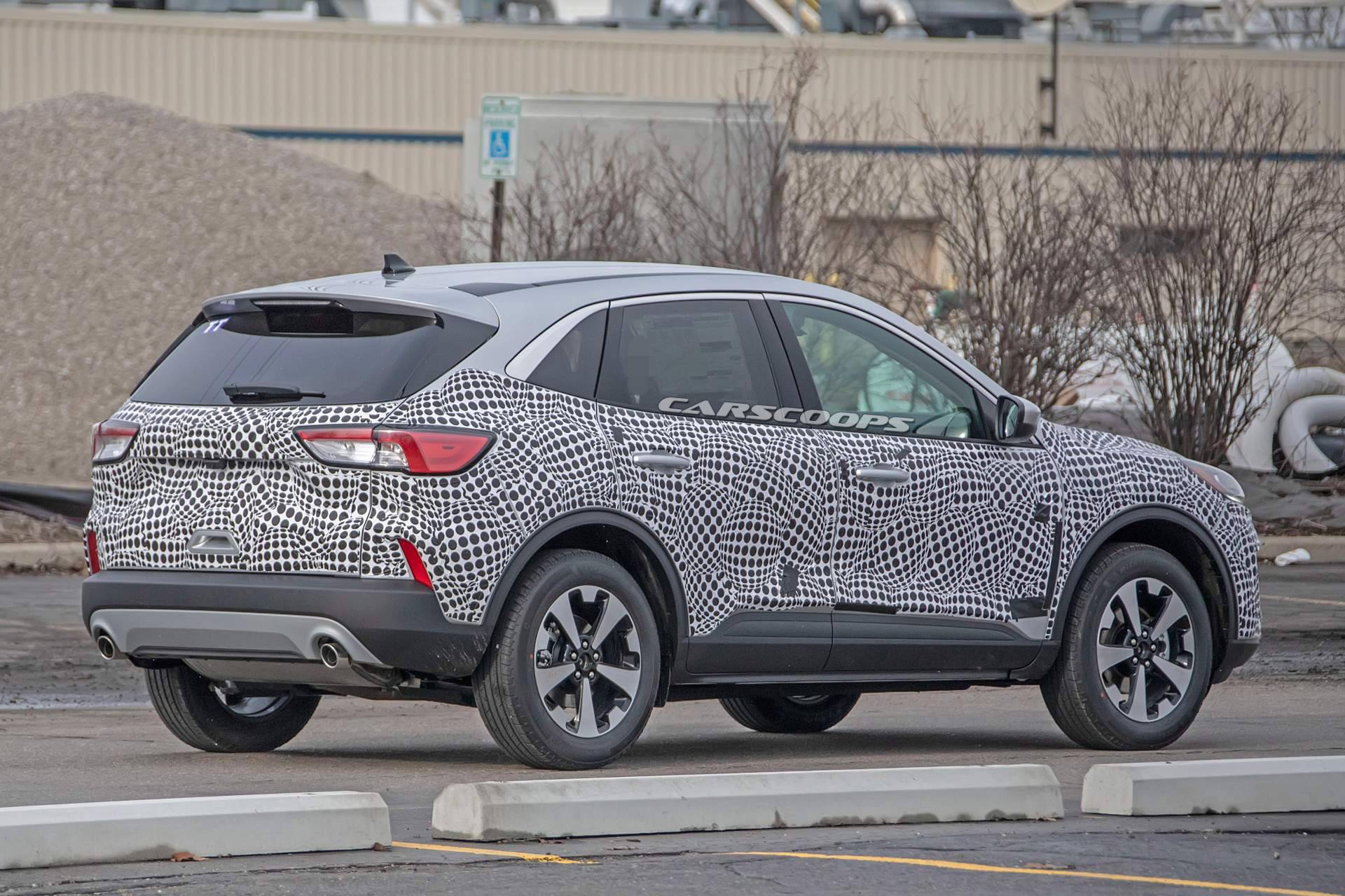 2020 Ford Escape:Kuga spy shots 10 2020 Ford Escape To Have Three Engines, Including A Three-Cylinder