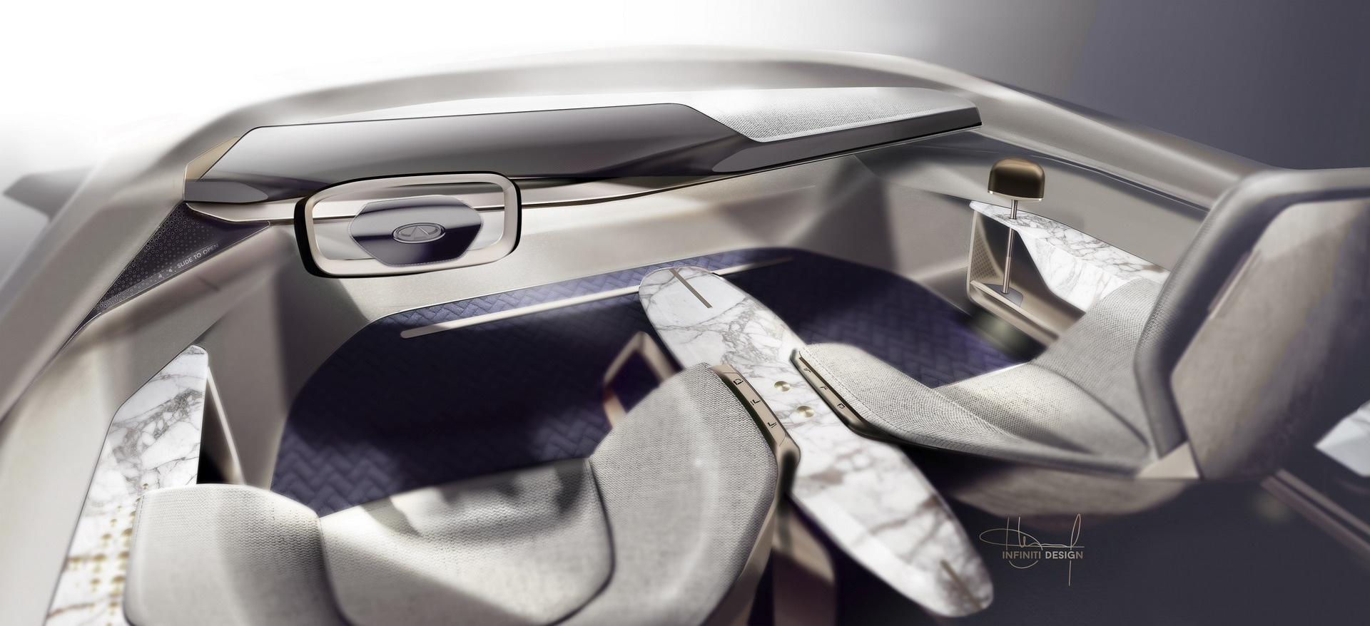 Infiniti QX Concept 18 QX Inspiration Concept Is An Unrealistic Teaser Of Infiniti’s New Electric SUV