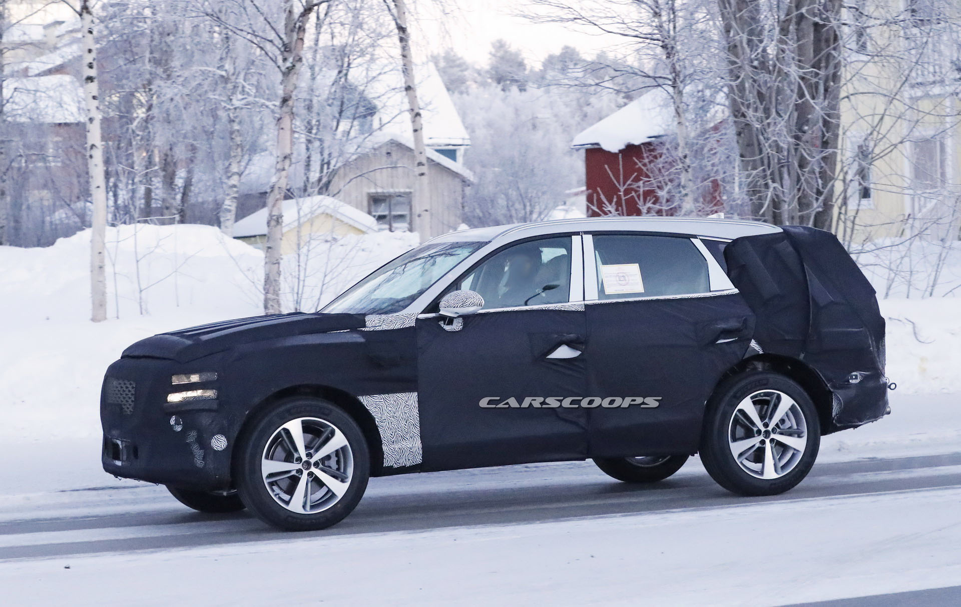 Genesis GV80 10 2020 Genesis GV80 Luxury SUV Filmed Testing, See First Interior Photos Too (Update)
