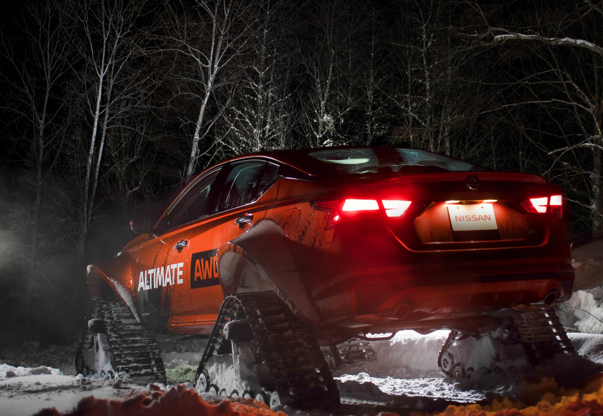 Nissan Altima-te AWD-18 Nissan Celebrates The AWD Altima By Giving It Tracks