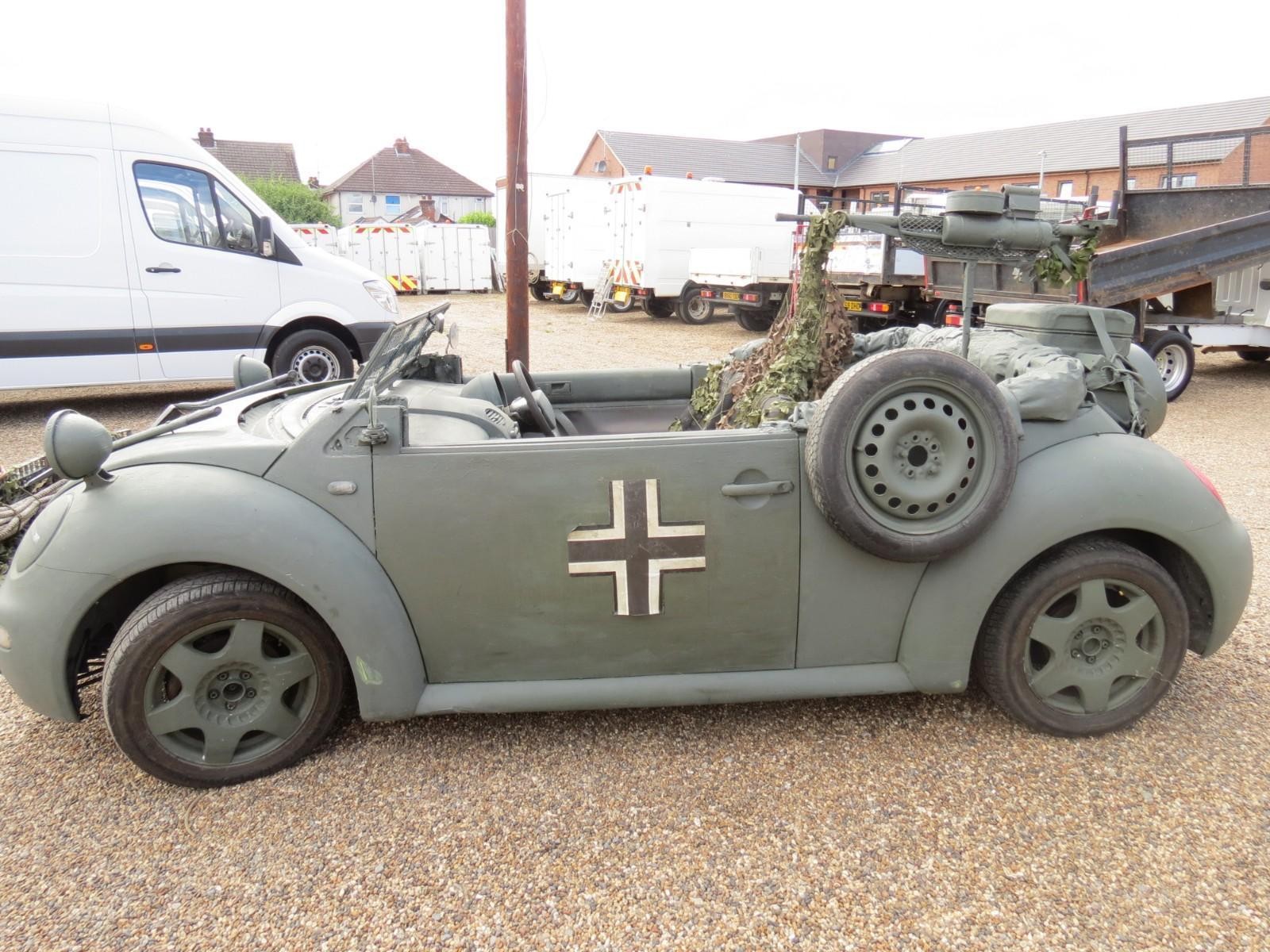 VW Beetle WWII Cabrio-10 Prepare To Invade Poland With This WWII Inspired VW Beetle Cabrio