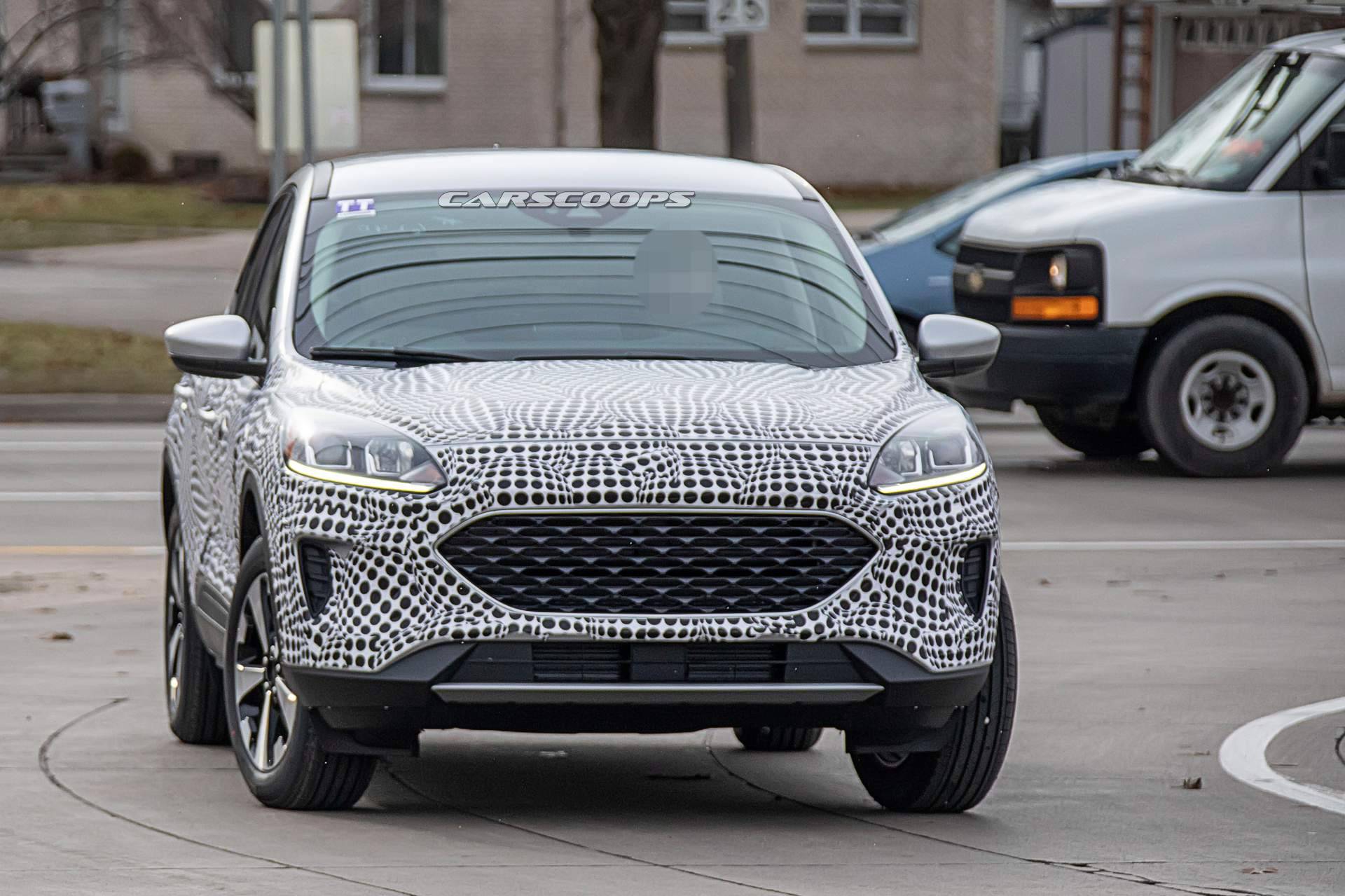 2020 Ford Escape:Kuga spy shots 2 2020 Ford Escape To Have Three Engines, Including A Three-Cylinder