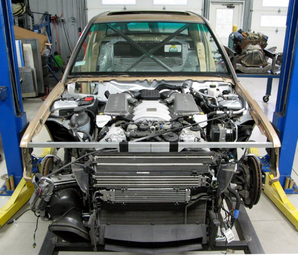 mercedes 190e c63 amg conversion 37 Tuner Transplants Classic Mercedes 190E 2.5 16 EVO Body On A Modern C63 AMG