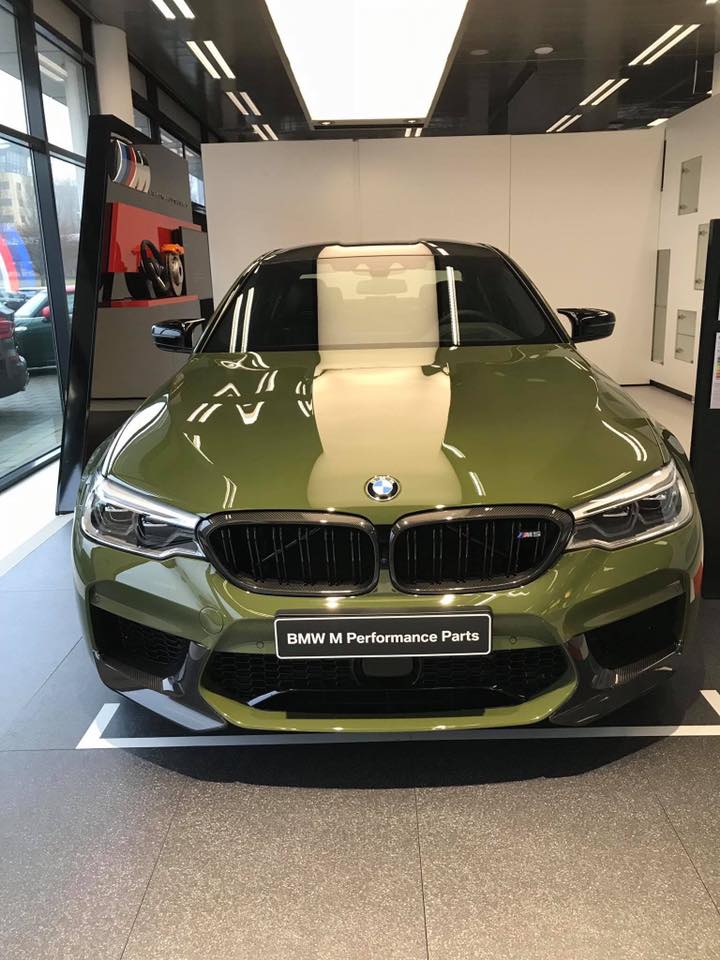 BMW-M5-Urban-Green-2 BMW M5 Painted In Urban Green Individual Is Sure To Get Your Attention