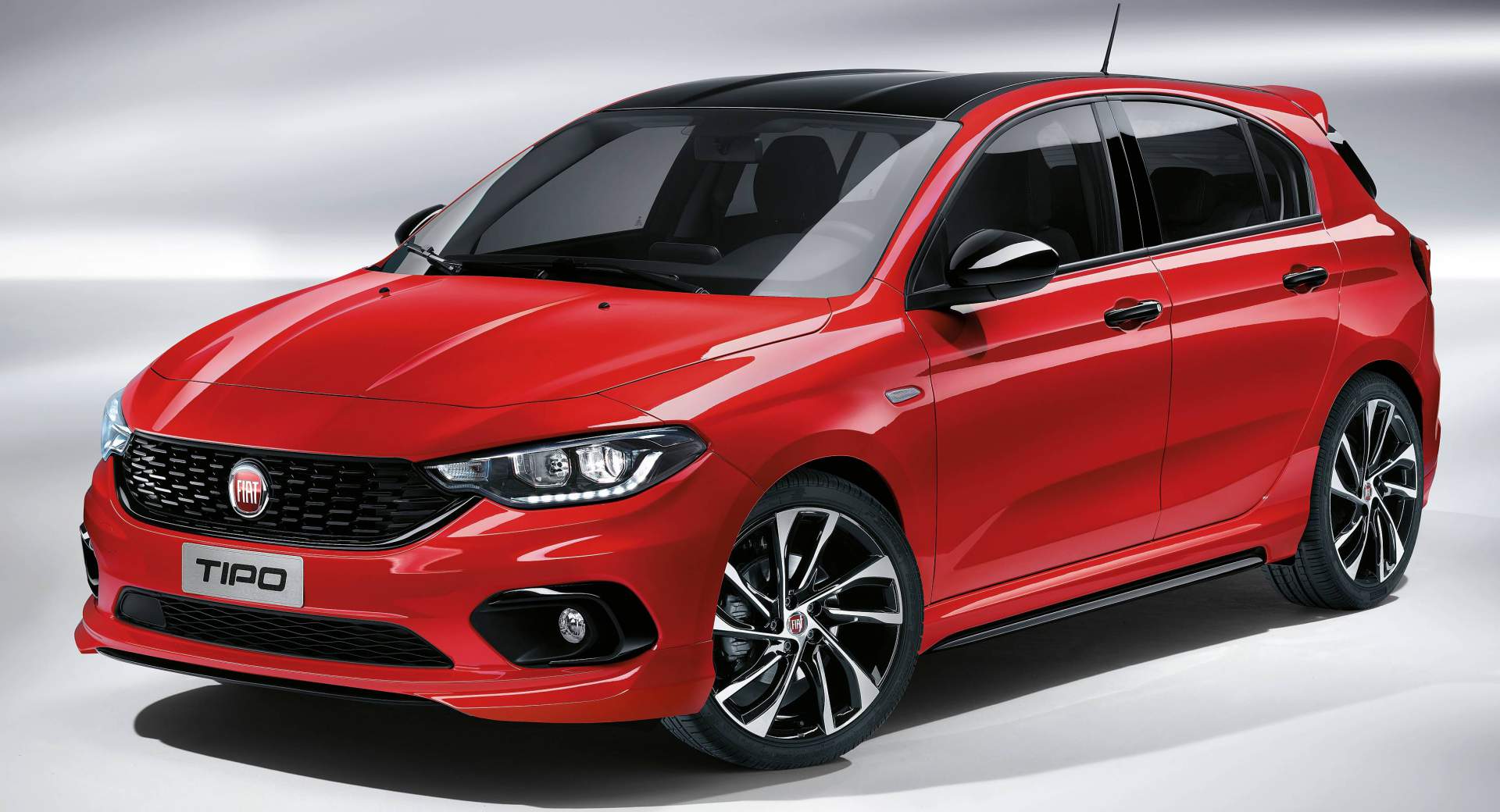 FRONT SPLITTER Fiat Tipo S-Design Gloss Black, Our Offer \ Fiat \ Tipo \  SW Our Offer \ Fiat \ Tipo \ Sedan