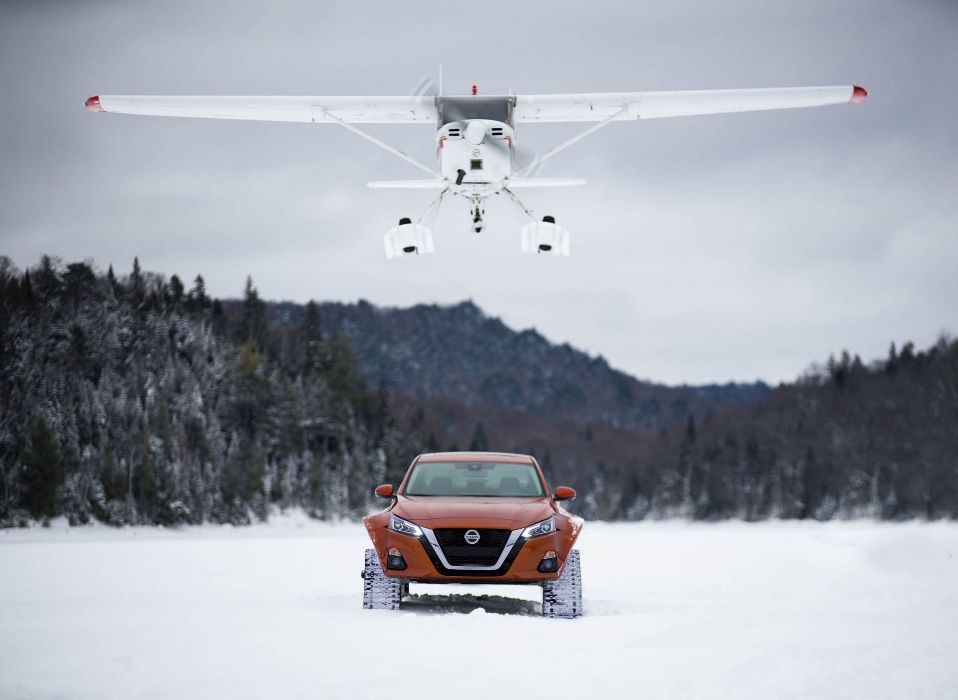 Nissan Altima-te AWD-21 Nissan Celebrates The AWD Altima By Giving It Tracks