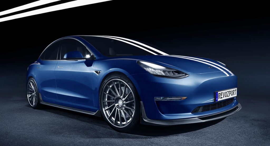 RevoZport’s Latest Tesla Model 3 Aero Kit Is Relatively Tame, Costs Just $5,500