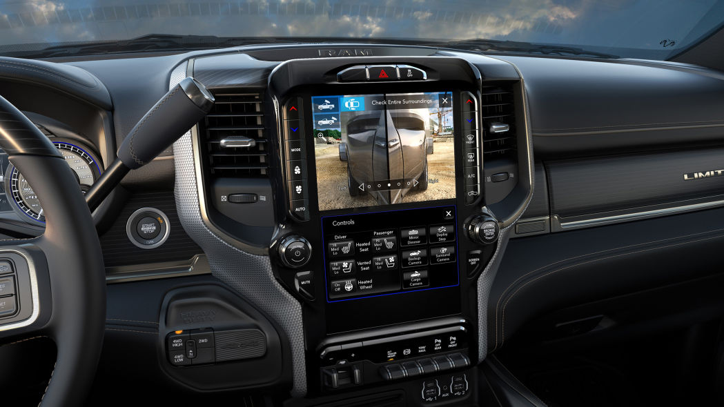 2019 Ram 2500 and 3500 HD interior 12 2019 Ram HD Brings Up To 1,000 Lb-Ft Of Torque, Class-Leading Towing