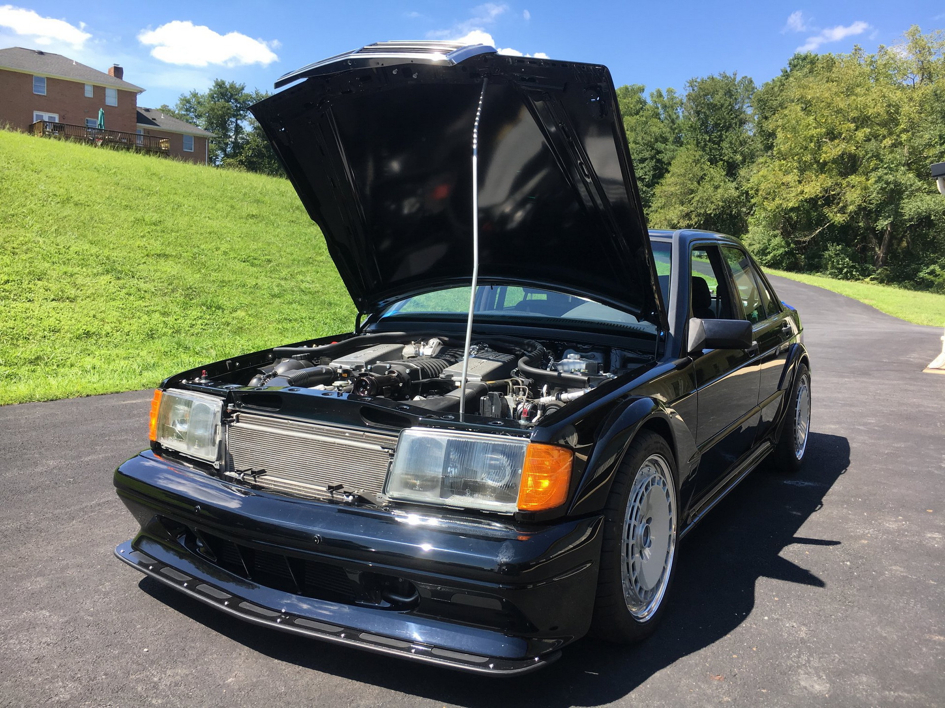 mercedes 190e c63 amg conversion 139 Tuner Transplants Classic Mercedes 190E 2.5 16 EVO Body On A Modern C63 AMG