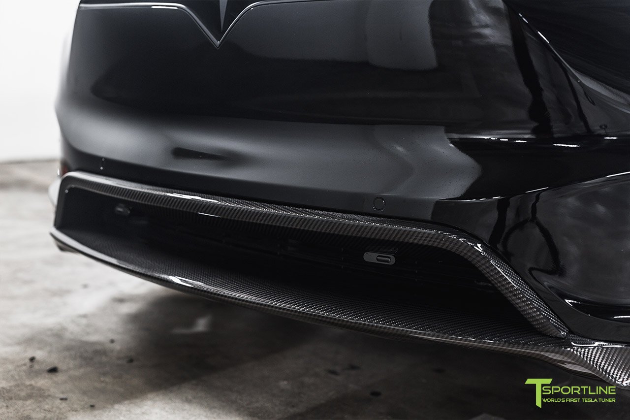 tsportline tesla model x orange interior 14 Orange And The All Black: Meet T Sportline’s Widebody Tesla Model X