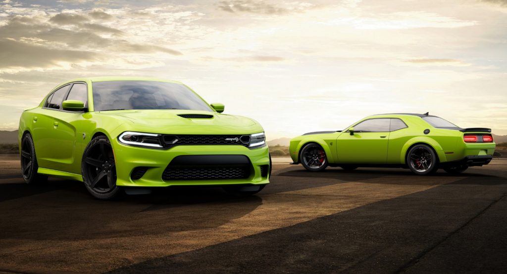  Dodge Gives Retro Sublime Green Paint To 2019 Challenger, Charger