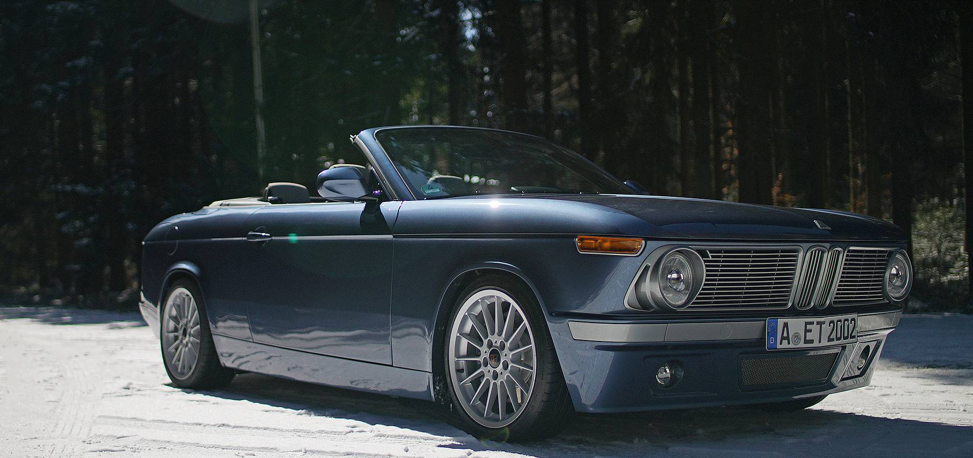 BMW ETA 02 Cabrio by Everytimer 1 BMW ETA 02 Cabrio Is A Coachbuilt 135i With 2002 Retro Modern Looks