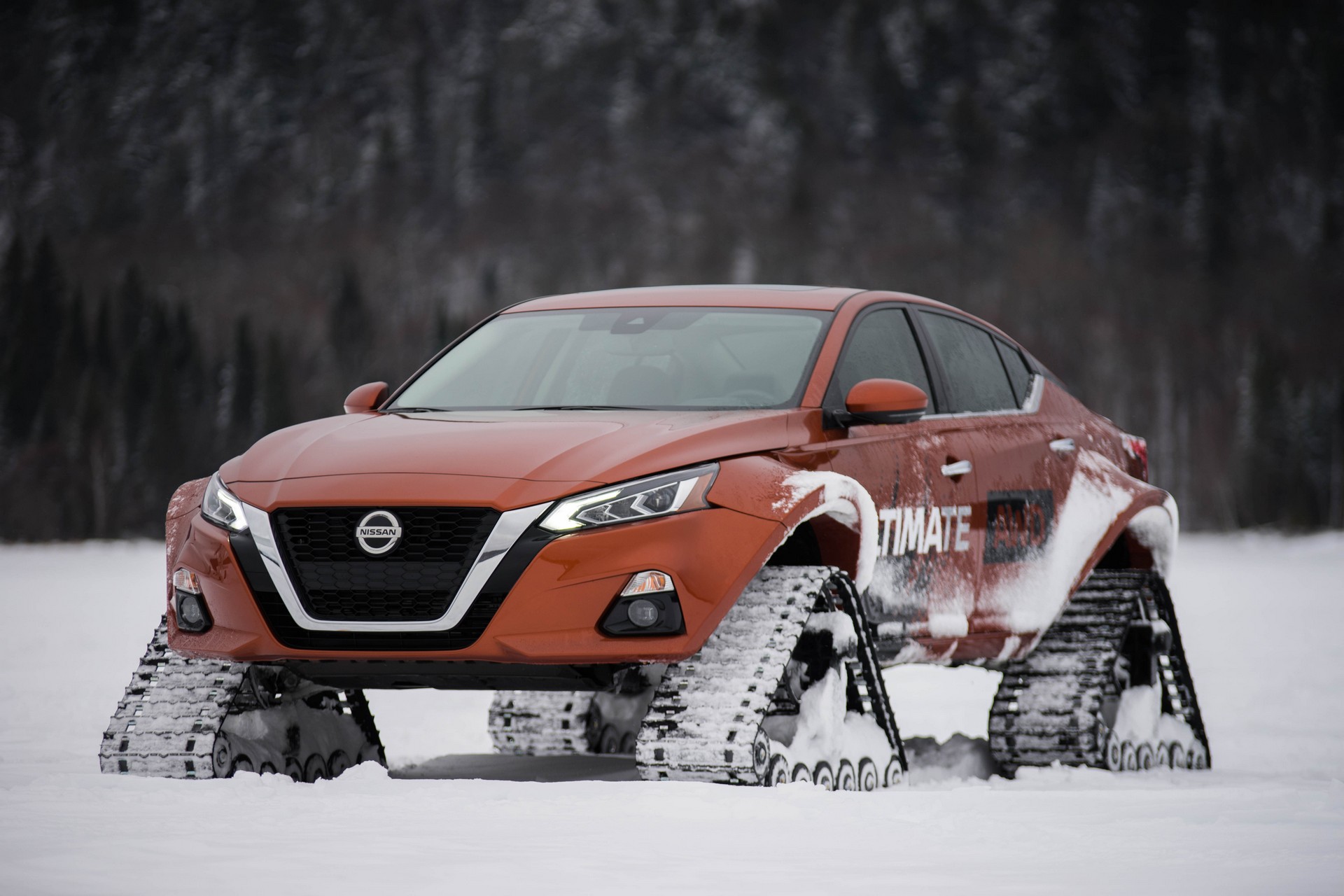 Nissan Altima-te AWD-8 Nissan Celebrates The AWD Altima By Giving It Tracks