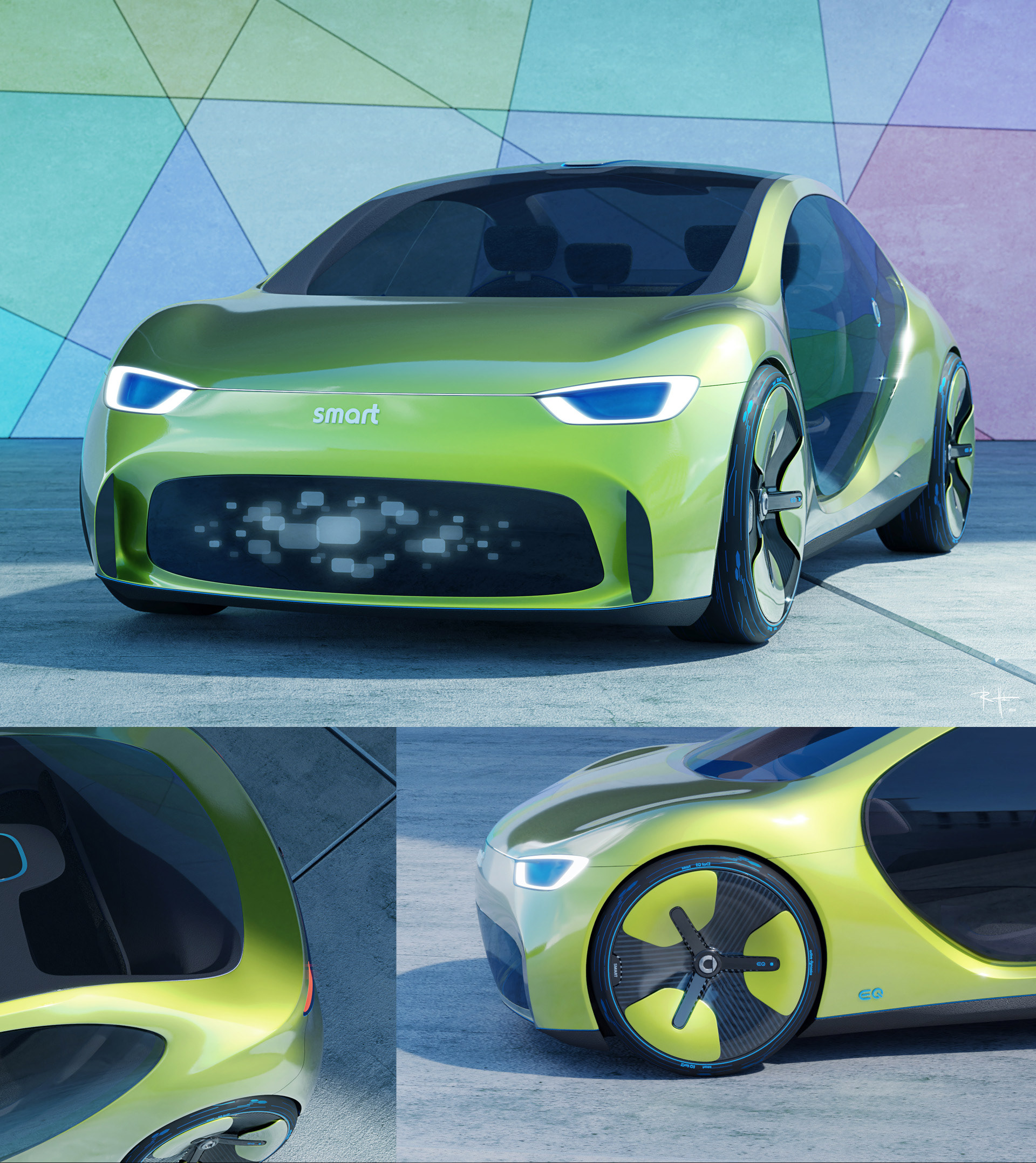 Smart-EQ4-7 Could A Car Like This Save Smart From Possible Extinction?