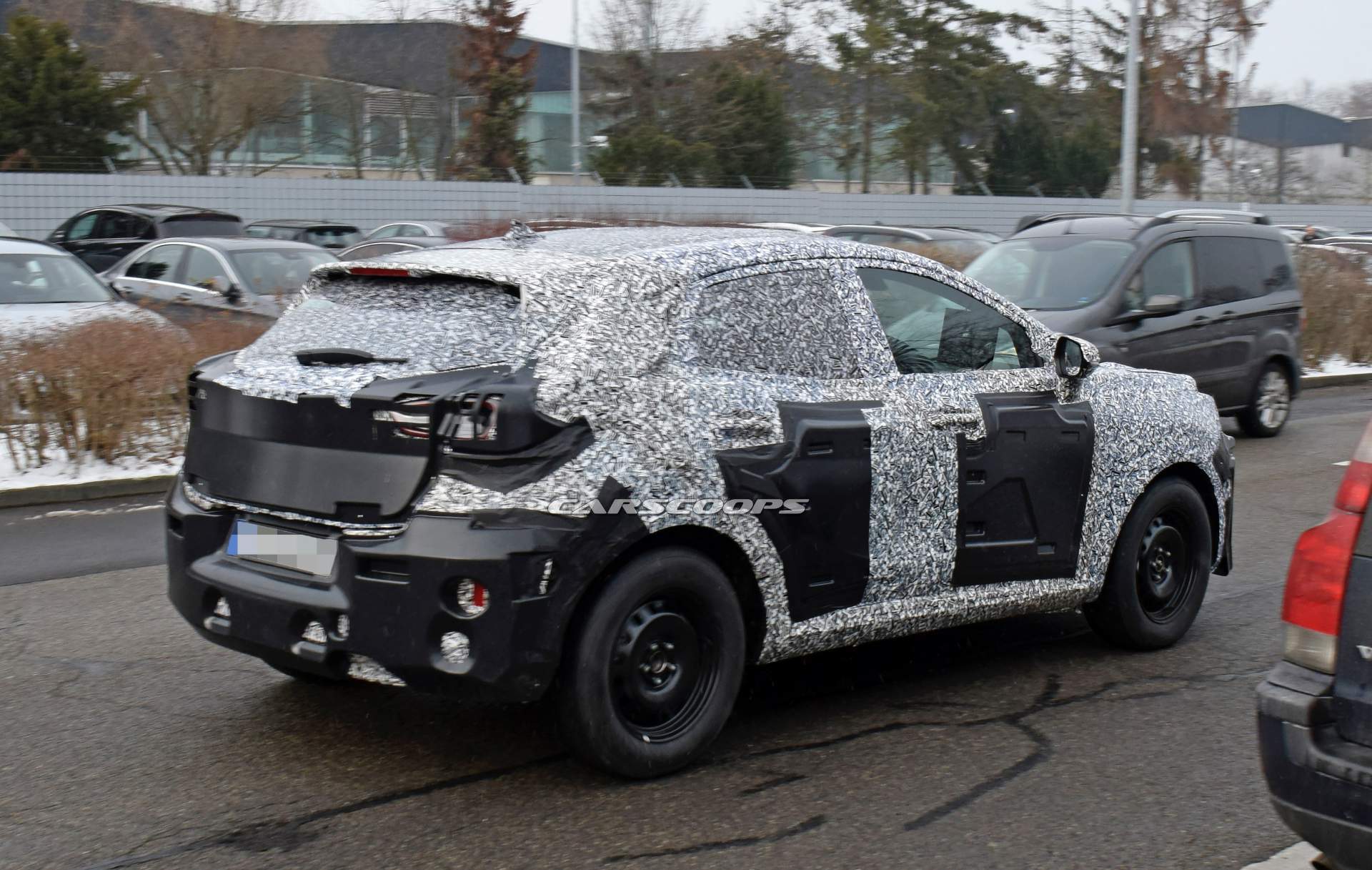 2020 Ford Fiesta-based SUV spy shots 29 Ford Fiesta-Based SUV EcoSport Replacement Spied Near The Arctic Circle
