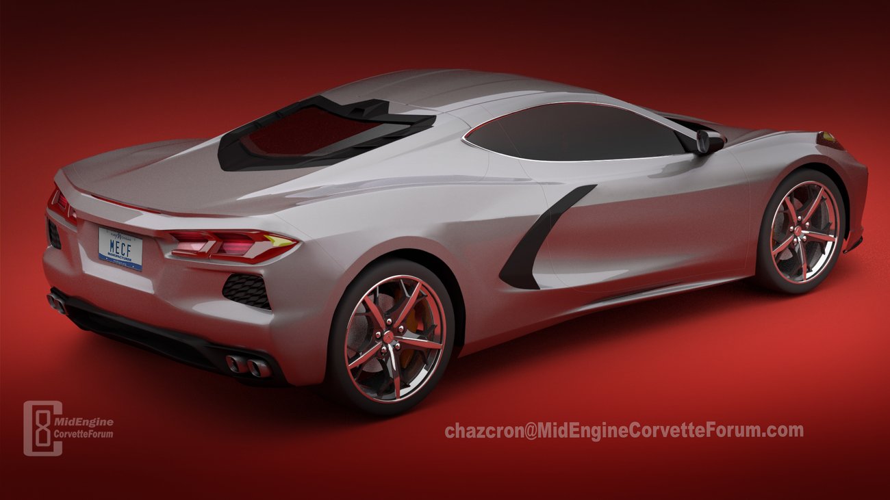 2020 Chevrolet Corvette renderings by Chazcron 1 2020 Chevrolet Corvette C8 Spotted Heading For GM’s Proving Grounds