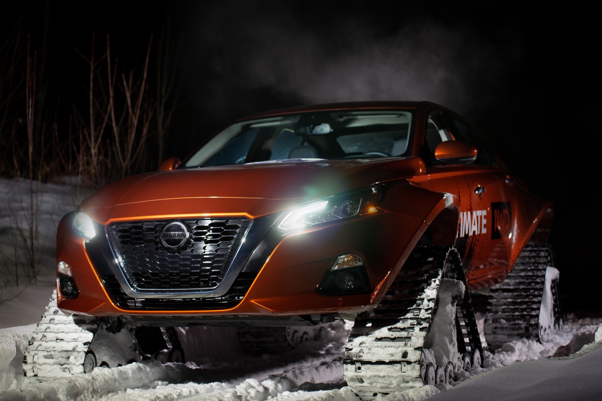 Nissan Altima-te AWD-16 Nissan Celebrates The AWD Altima By Giving It Tracks