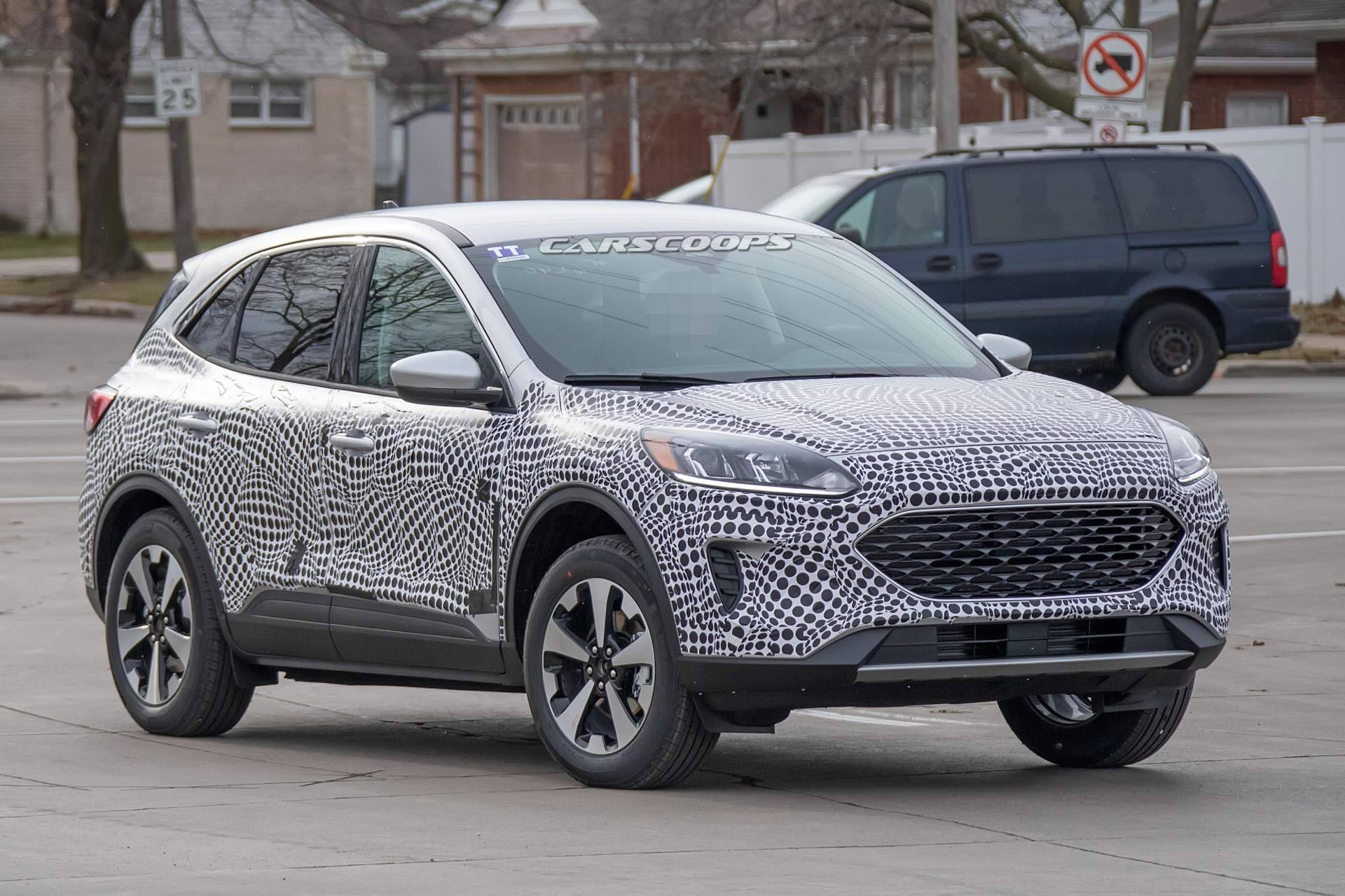 2020 Ford Escape:Kuga spy shots 4 2020 Ford Escape To Have Three Engines, Including A Three-Cylinder