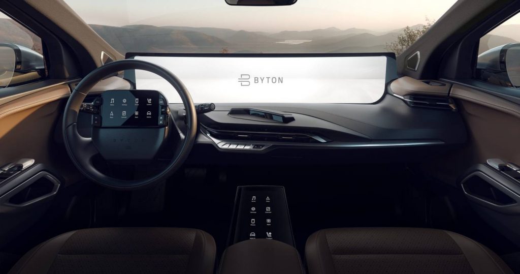  Byton M-Byte Production EV Showcases The Mother Of All In-Car Displays At CES