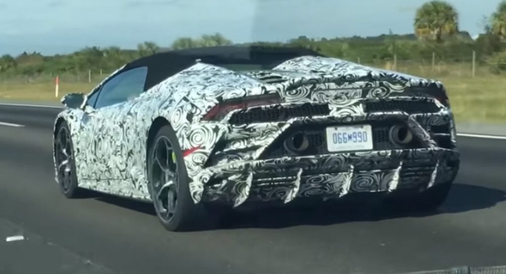  To No One’s Surprise, Lamborghini Is Already Cooking Up A Huracan EVO Spyder