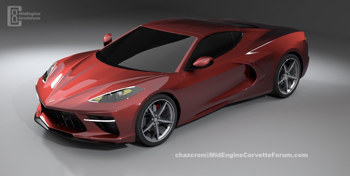 2020 Chevrolet Corvette C8 renderings by Chazcron 11 New GM Codes Indicate C8 Corvette, Or New C7 Variant, Is Imminent