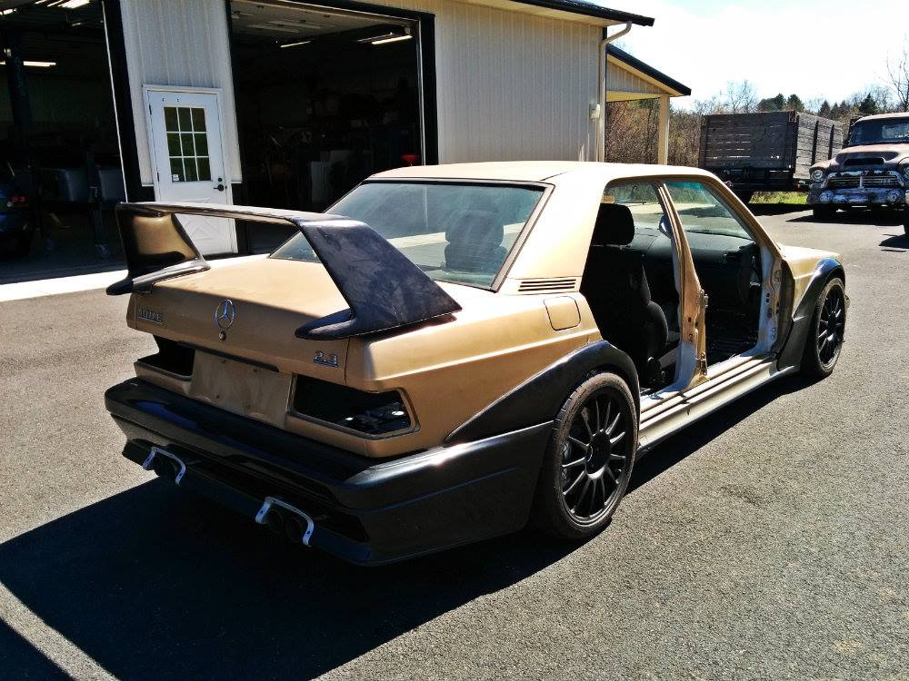 mercedes 190e c63 amg conversion 105 Tuner Transplants Classic Mercedes 190E 2.5 16 EVO Body On A Modern C63 AMG