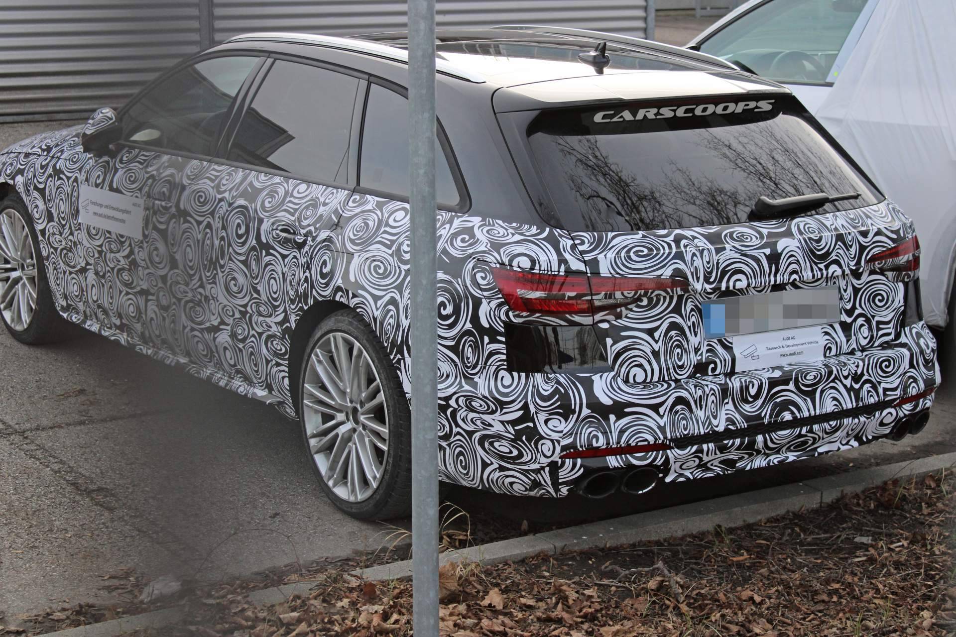 2020 Audi S4 Avant facelift spy shots 4 2020 Audi S4 Avant Facelift Shows RS4-Inspired Snout For The First Time