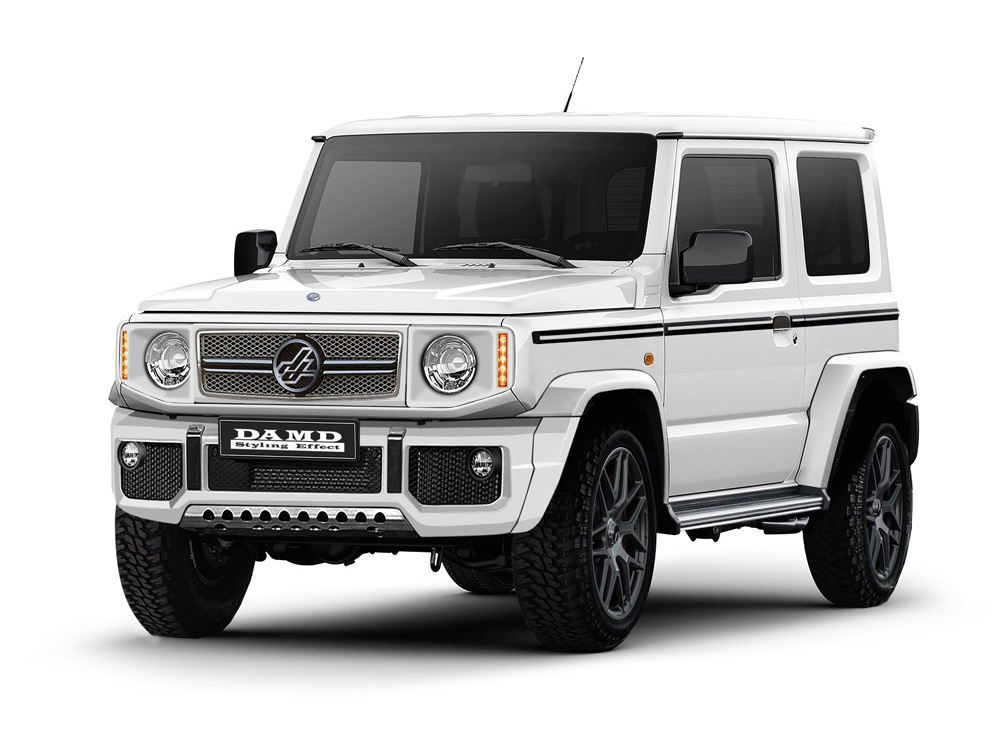 Suzuki Jimny Little G CGI by Damd Tuning 1 DAMD’s Suzuki Jimny Tunes Make Great LR Defender And G-Class Impressions