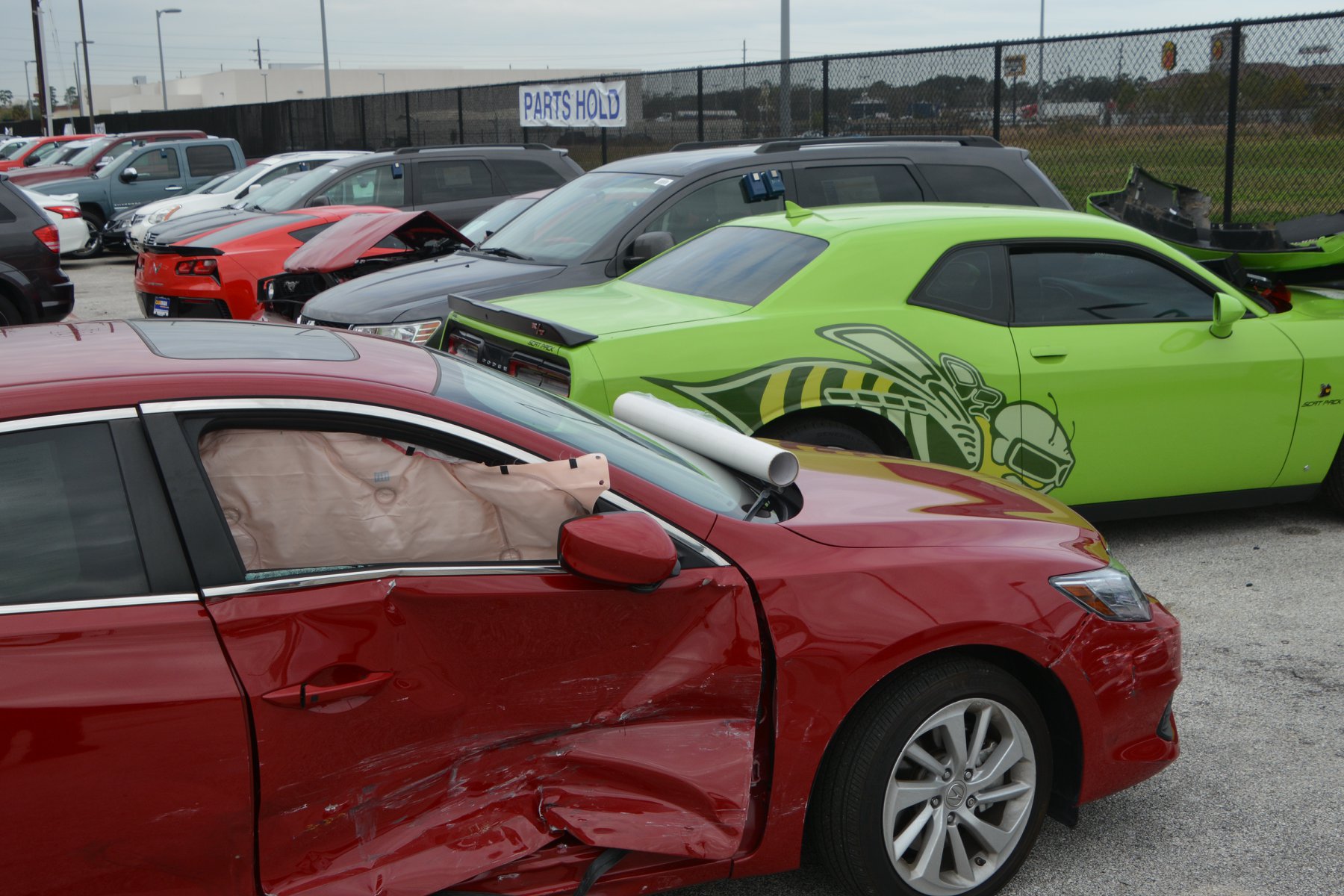 kids crash expensive cars at houston dealership 1 Kids Break Into CarMax Dealer, Play Demolition Derby, Wreck 20 Cars, Cause $800,000 Damages!