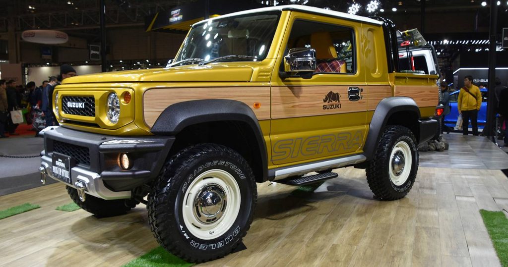  Suzuki Joins The Jimny Makeover Party With Woody Pickup And Survive
