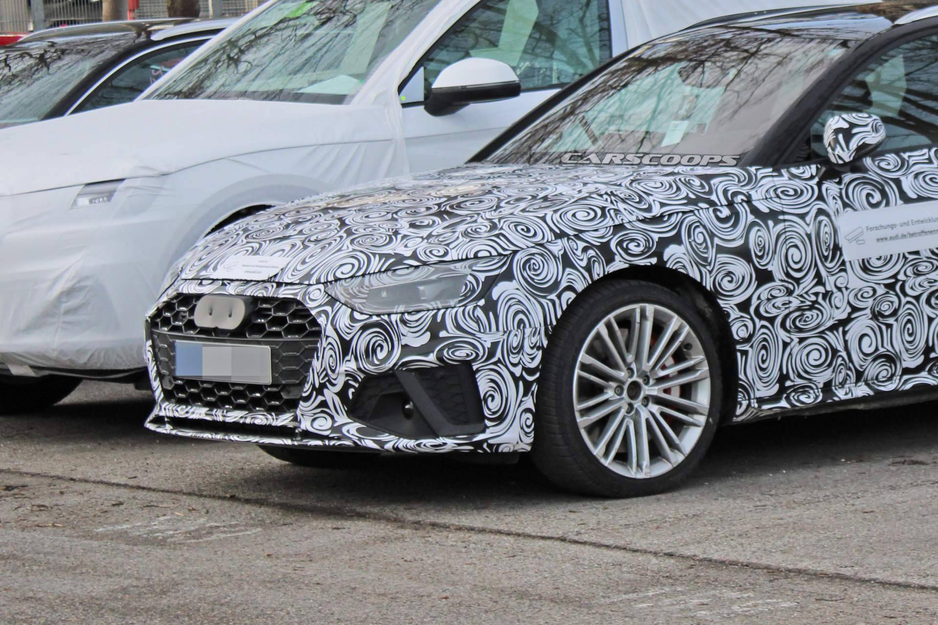 2020 Audi S4 Avant facelift spy shots 2 2020 Audi S4 Avant Facelift Shows RS4-Inspired Snout For The First Time