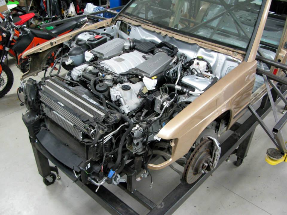 mercedes 190e c63 amg conversion 24 Tuner Transplants Classic Mercedes 190E 2.5 16 EVO Body On A Modern C63 AMG