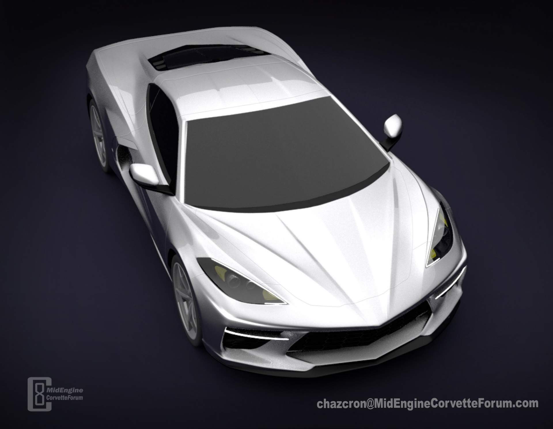 2020 Chevrolet Corvette C8 renderings by Chazcron 9 2020 Corvette C8 Rumored To Make Surprise Debut On January 14