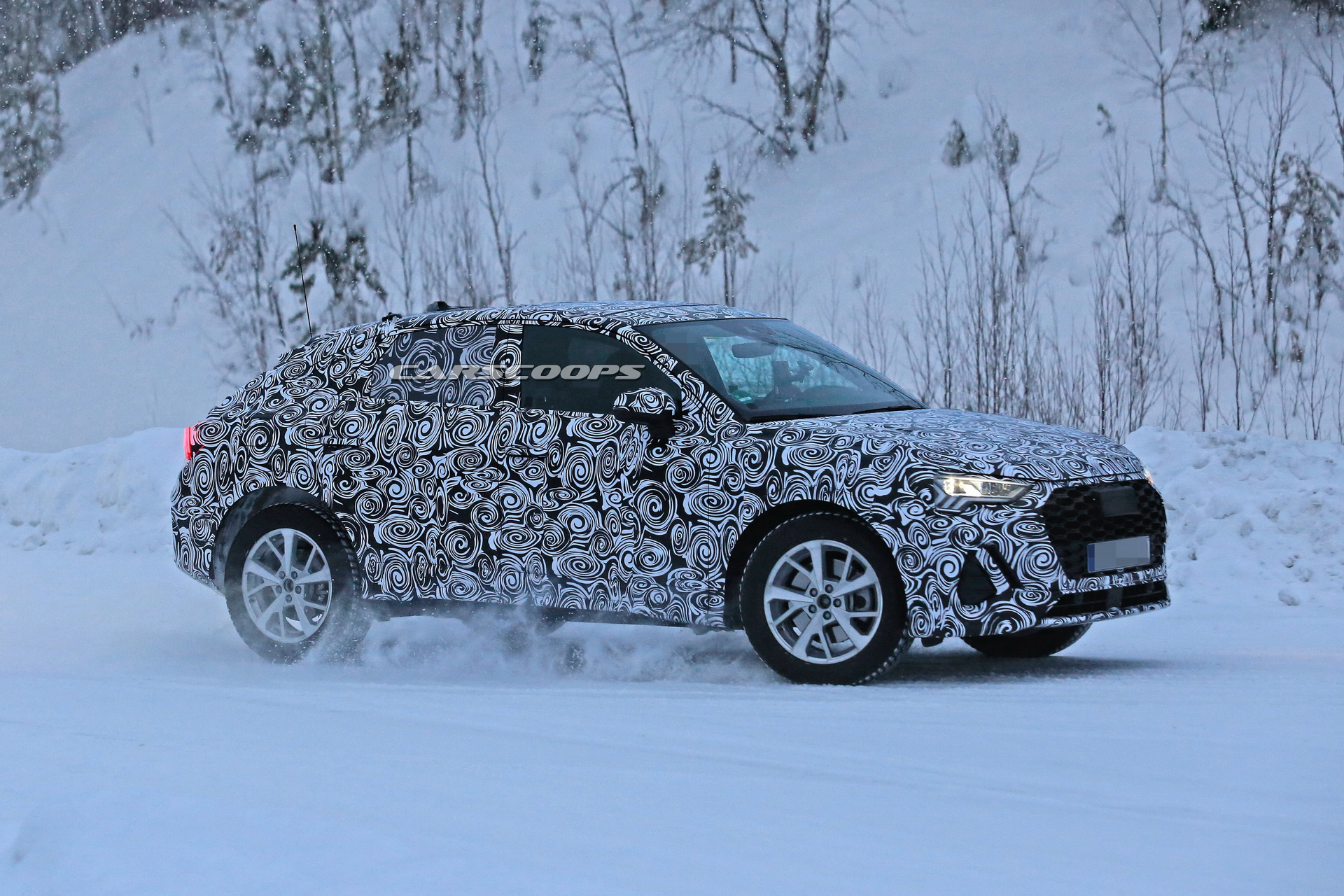 audi q4 spied winter testing again 2 Audi Q4 Prototype Caught Winter Testing, No CGI This Time