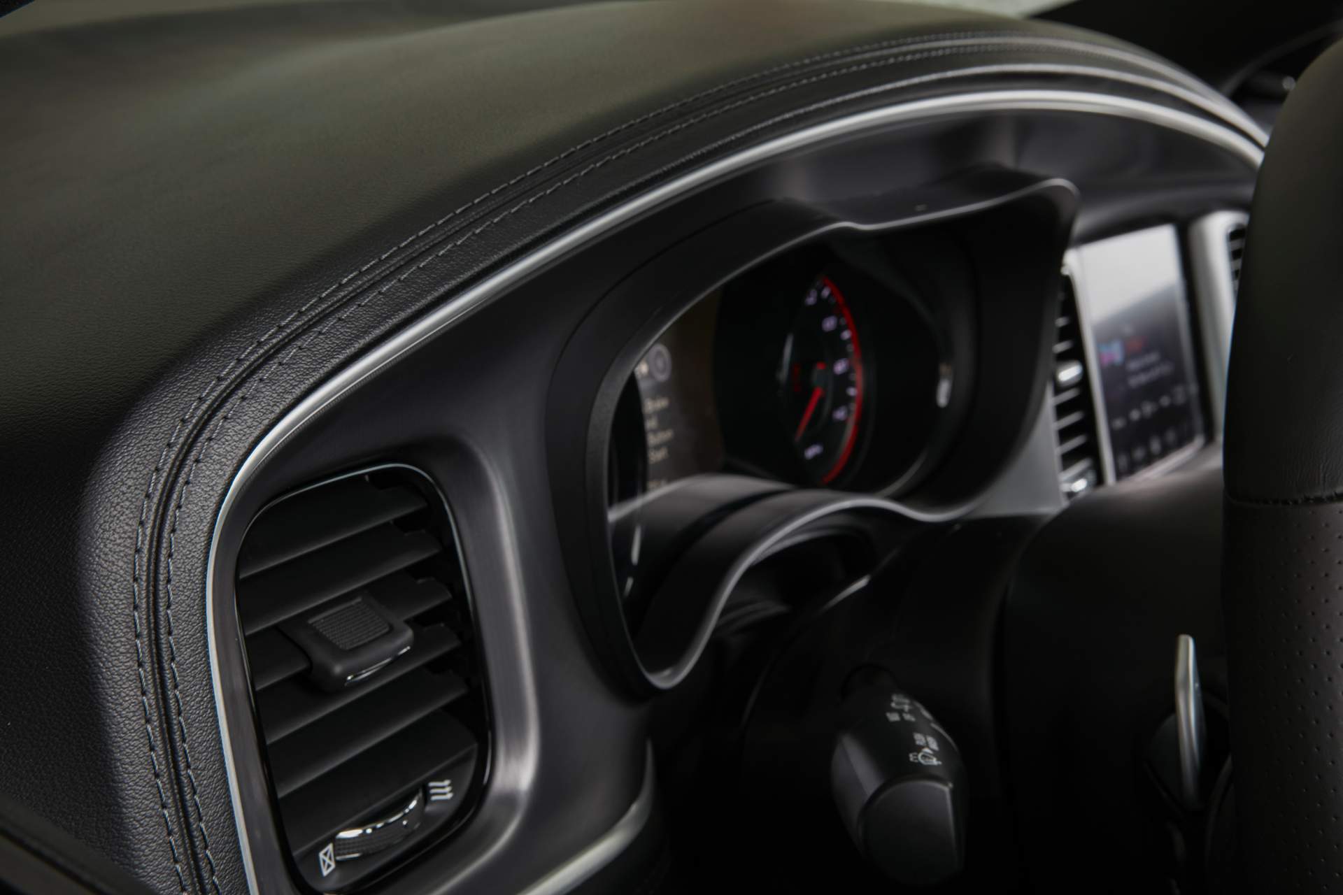 2019 Dodge Charger GT with all-new premium stitched dash and doo Dodge Challenger and Charger, Chrysler 300 Defy Trends, Post Big Sales In 2018