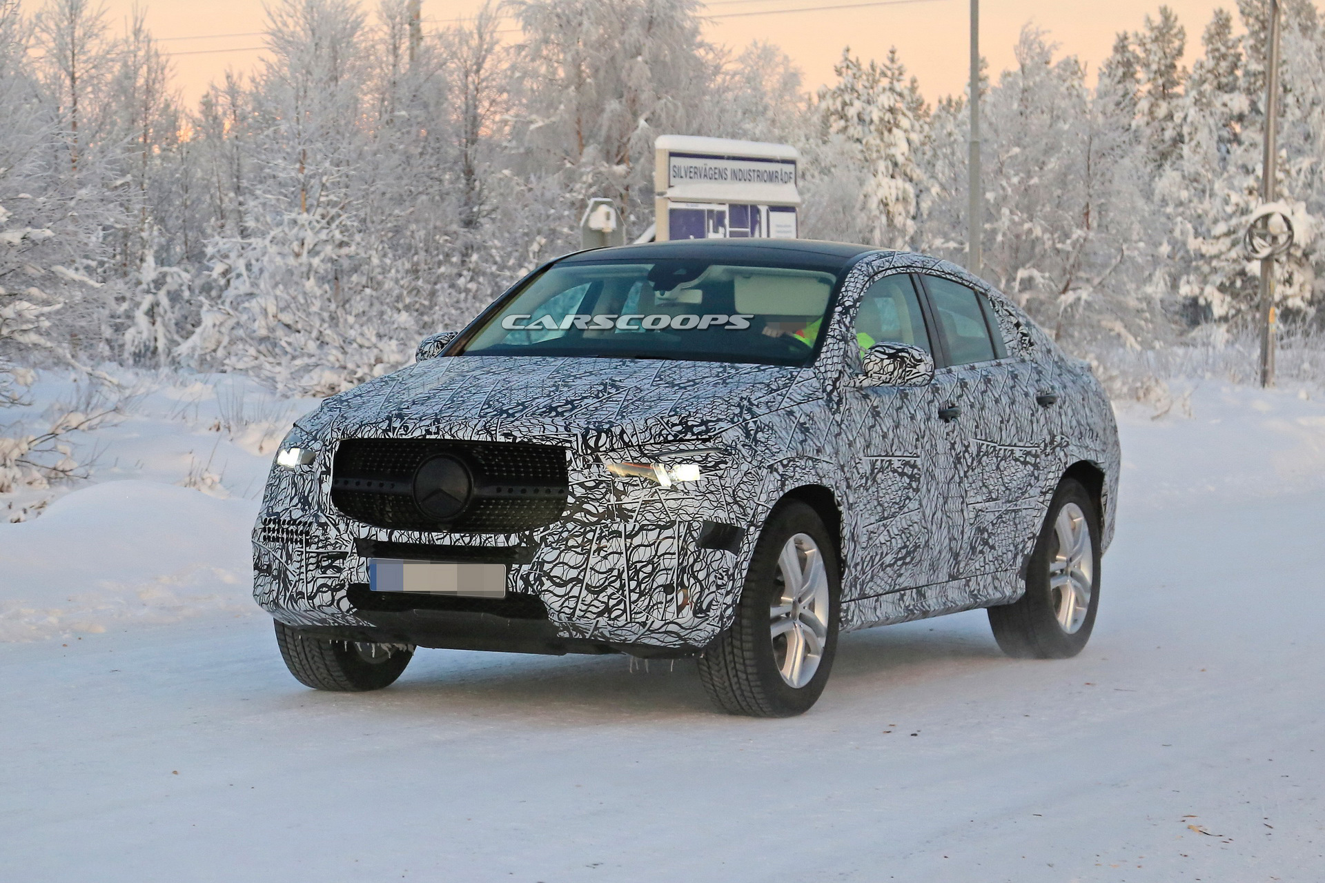 2020 mercedes gle coupe winter spy shots 2 2020 Mercedes GLE Coupe Teased Ahead Of August 28th Debut